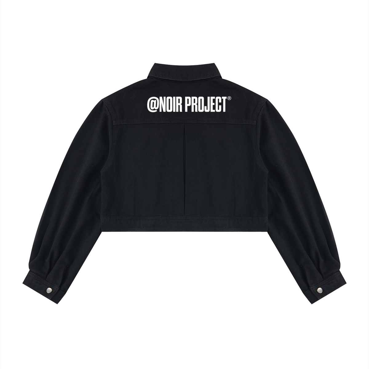 NOIR PROJECT- Denim crop jacket women