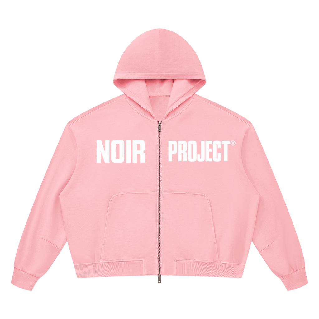 NoirProject - Boxy Full Zip Hoodie
