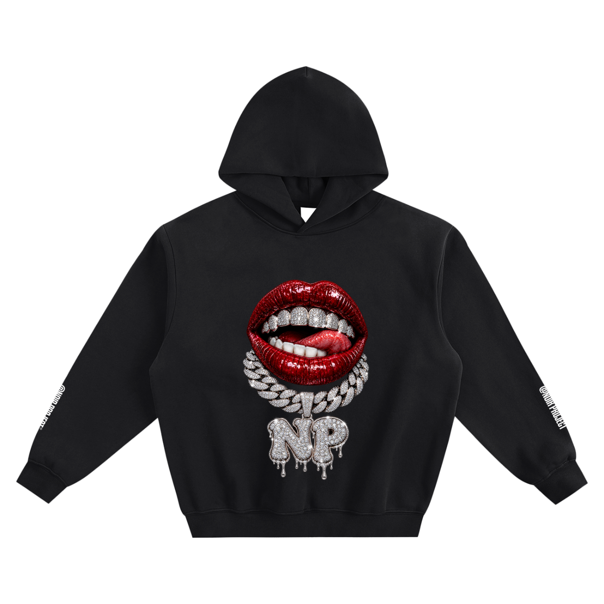 NoirProject - New Grillz Boxy Hoodie