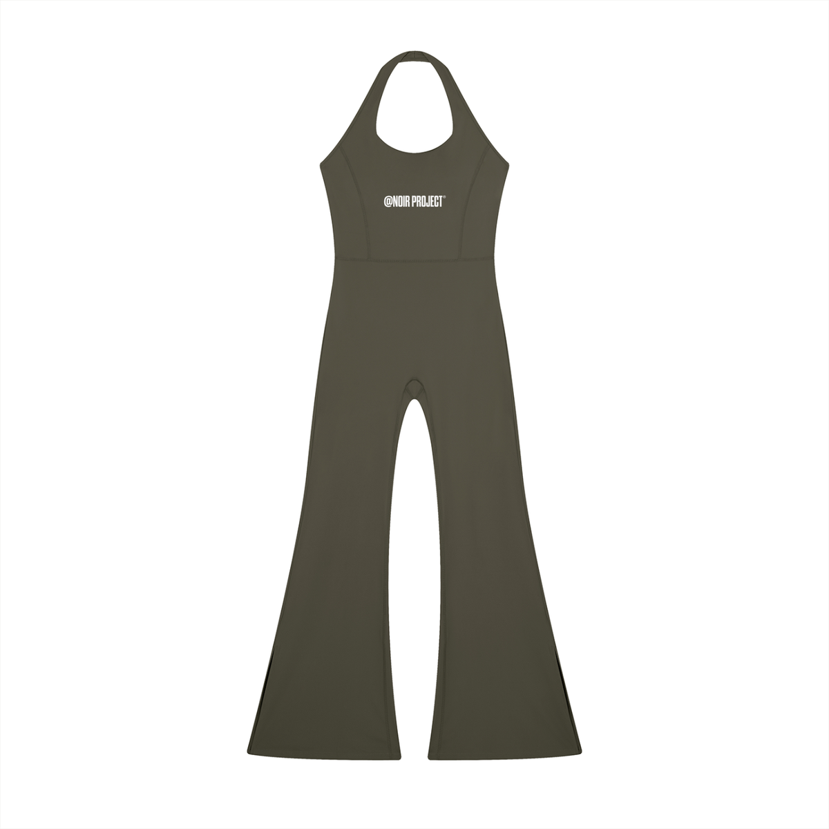 Noirproject - Women’s Halter Flared Jumpsuit