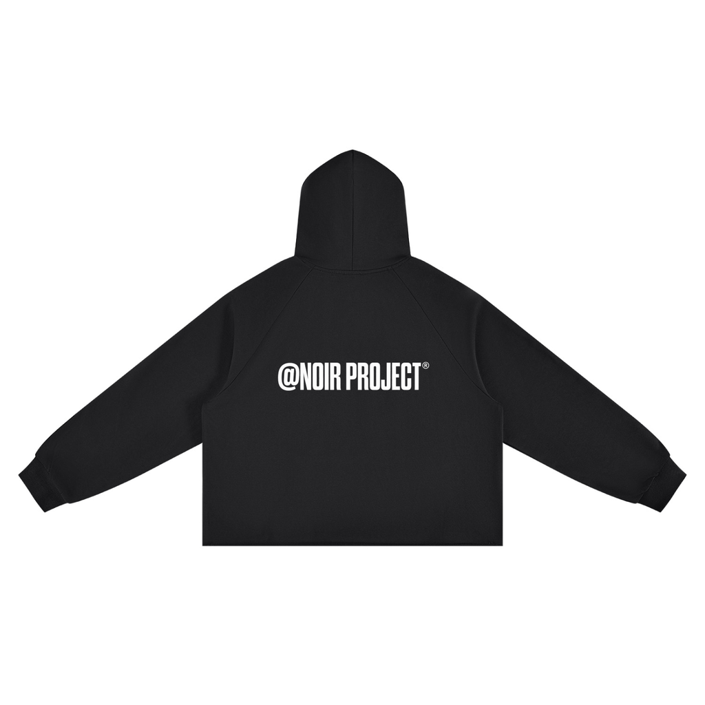 NoirProject - Mention Unisex Wash Boxy Hoodie